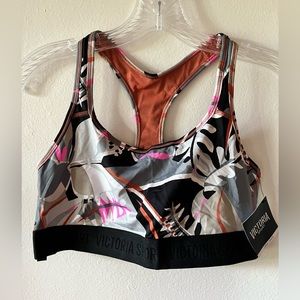 VS Sport Multi Colored Racerback Sports Bra Size Large.